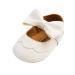 Baby Girls First Walking Shoes Mary Jane PU Leather Anti-Slip Princess Shoes Infant Baby Shoes 6-12 Months E White