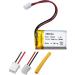 Buy 5 Pack 3.7V 502030 Rechargeable Batteries - Compatible Replacement with JST Connectors for Multiple Devices - Buy Online on GoSupps.com