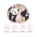 Hand-drawn Cute Pandas Shower Cap for Women - Double Waterproof Layers - Large Size for All Hair Types - Buy Online on GoSupps.com