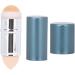 Qukaim Facial Roller Oil Absorbing Facial Roller Portable Volcanic Stone Face Roller for Skincare Makeup Matt Blue - Buy Online on GoSupps.com