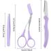 Eyebrow Shaping Grooming Kit - Precision Eyebrow Grooming Kit | Eyebrow Trimming Grooming Kit With Storage Bag For Women Men Purple - Buy Online on GoSupps.com