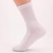 Copper Infused Diabetic Crew Socks - Super Stretch Comfort for Men and Women - 2 Pairs, White, Shoe 5-12 US - Buy Online on GoSupps.com
