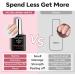 Modelones Nude Glitter Pink Builder Nail Gel - 8-in-1 Strengthener & Extension Gel - 15ML Bottle - Ideal Gift for Women - Buy Online on GoSupps.com