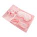 Didiseaon 5 Sets Hair Scrunchies for Women Sleep Mask Headband for Women Flower Girl Maid of Honor Bridesmaid Eye Shades for Sleep Maid of Honor Proposal Flower Girl Proposal Silk