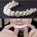XLBHSH 4 Pairs Cosmetic Tooth Veneers Teeth Temporary Dentures Top and Bottom Instant Teeth Snap-on Cosmetic Dentures for Bad Teeth - Buy Online on GoSupps.com