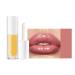 KWOLYKIM Hydrating Lip Glow Oil Moisturizing Lip Oil Gloss Water Lifter Gloss Plumping Lip Gloss Lip Oil for Sweet Lip Glaze Care and Dry Lips #01 Color
