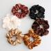 nuoshen 6 Pieces Hair Scrunchies Satin Elastic Soft Hair Ties Scrunchy Hair Bands for Girls and Ladies 6 count (Pack of 1) - Buy Online on GoSupps.com
