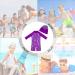 UPF 50+ Baby Girl One Piece Swimwear with Sun Hat | Toddler Swimsuit Set 12-18 Months Purple - Buy Online on GoSupps.com