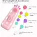 Baby Electric Nail File Trimmer with 10 Grinding Heads and LED Light - Safe and Quiet Baby Nail Care Tool for Newborns and Toddlers - Buy Online on GoSupps.com