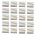HQDeal 40 pieces make-up sponge make-up wedge mini triangular cosmetics sponges professional little sponge puff for liquid primer creams powder and nail art