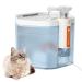 CAT CARE Cat Water Fountain-84oz/2.5L Ultra Quiet Pet Water Fountain, Automatic Dog Water Bowl Dispenser with Ultra-Filtration Tech, Removes 99.99% of Impurities, Human Grade Drinking Fountain Blue