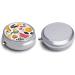 Portable 3 Compartment Pill Box | Travel Medicine Organizer | Fruit Print Pill Case for Purse & Pocket - Buy Online on GoSupps.com