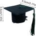 Naqqios Graduation Hat Headband Doctoral Hat Headband - Graduation Dress up Photo Decoration Supplies Hat Inserts Graduation Accessories for Kids Adults Green - Buy Online on GoSupps.com