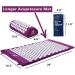 DoSensePro Acupressure Mat and Pillow Massage Set + Gel Pack - Relieve Back, Neck Pain, Sciatic Headaches - Natural Sleeping Aid - Purple - Buy Online on GoSupps.com