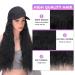 Aisi Beauty Synthetic Long Wave Baseball Cap Wig - Brown Black Wavy Hair Extensions for Women - Buy Online on GoSupps.com