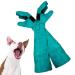 Animal Handling Gloves - Anti Bite Safety Gloves Pet Scratch Protection Gloves | Comfortable Pet Gloves Scratch and Bite Protection Gloves for Hawks Snakes and Other Re 60 Cm-green