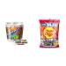Mentos Mini Fruit Mix Bucket & Chupa Chupa Mini Classic lollipops contains 100 mini-lollipops in the 5 flavors cola orange strawberry apple & cherry 100 x 6g fruit mix bundle with mini classic lollipop