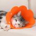 Tecatty Pets Calant Crauses Anti-Delicious Adjustable Cat Collar | Lightweight Elizabethan Collar (S Orange) - Protect Your Cat's Comfort - Buy Online on GoSupps.com