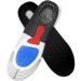 Homoyoyo 2 Pairs Silicone Gel Men Insoles for Shoes - Absorb Sweat & Increase Comfort - Ideal for Outdoor Shoes - Buy Online on GoSupps.com