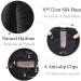 6" SEGO Real Remy Human Hair Toppers for Thinning Hair Women 2.5 * 9cm CENTRAL SILK BASE One Piece Clip in Hairpieces Extension 130% Density (#1 Jet Black) - Buy Online on GoSupps.com