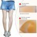 4.2oz Adhesive Leg Corrector | Portable Silicone Calf Pad for Crooked & Thin Legs | Soft Beige Adhesive Support - Buy Online on GoSupps.com