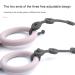 WPSAGEK Baby Toy Belts - 2-Pack Adjustable Silicone Pacifier & Bite Ring Holders - Light Gray Stroller Accessories - Buy Online on GoSupps.com