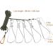 BESPORTBLE 2 Pack Stainless Steel Fishing Stringer Clip with Float and Metal Snaps - Ideal for Kayak, Hiking, and Outdoor Fishing - Buy Online on GoSupps.com