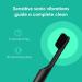 Quip Adult Smart Electric Toothbrush - Sonic with Bluetooth, Travel Cover, Soft Bristles & Timer - All-Black - Buy Online on GoSupps.com