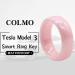 COLMO Model 3 Smart Ring Accessory for Tesla Model 3 Key Card - Pink Ceramic RFID Smart Ring US 7 - Fast Worldwide Delivery - Buy Online on GoSupps.com