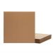 24 Pack Thick Corrugated Cardboard Sheets, Bulk Flat 12x12 Square Inserts for Packing, Mailing, DIY Crafts