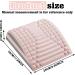 Homury Refresh Neck and Back Stretcher - Pain Relief & Posture Corrector for Bed | Back Extensor & Neck Support Pillows (Pink) - Buy Online on GoSupps.com