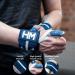 Weightlifting House Wrist Wraps - Professional 18 Gym Support for Men and Women - Blue and White - Buy Online on GoSupps.com