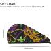 Microfiber Hair Drying Cap - Quick Dry Towel for Curly Long & Thick Hair | Mardi Gras Absorbent Hair Wrap with Button - Buy Online on GoSupps.com