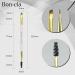 Bon-cl Magic Double Ended Angled Eyeliner Brush & Spoolie - Professional Makeup Tool for Gel & Liquid Eyeliner, Eyelashes, and Eyebrows - Buy Online on GoSupps.com