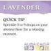 Buy Aura Cacia Organic Lavender Essential Oil - Pure 0.25 fl oz (7.4 ml) for Relaxation - Buy Online on GoSupps.com