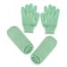 FOMIYES 2 Pairs Socks for Moisturizing Feet Overnight Moisturizing Gloves Spa Gel Socks Mens Glives Spa Socks Moisturizing Gel Socks Natural Gloves Mens Sock Spa Gloves Foot Patch Man Hand 20X8cm