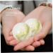 Lurrose Gymnastics Ball Set - 3 Jade Hand Exercise Balls for Forearm Strength Fitness & Relief | Marble Baoding Lantian Jade | 3.5cm - 3 Colors - Buy Online on GoSupps.com