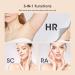 AMINZER IPL Hair Removal Device with Ice-Cooling Technology, 9 Levels, 999,900 Flashes - Painless Laser Hair Remover for Women & Men - Suitable for Armpits, Facial, Legs, Bikini Line - Beige-White - Buy Online on GoSupps.com