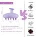 Serker Scalp Massage Brush - Silicone Shampoo Brush for Hair Growth Dandruff Reduction & Head Massage - Purple Violet - Buy Online on GoSupps.com
