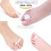 PEDIMEND (4 in 1 Pack) Silicone Gel Toe Separators (4PAIR - 8PCS) | Hammer Toe Straightener | Simple Toe Separator | Single Loop Toe Separator | Double Loop Toe Separator | Foot Care - Buy Online on GoSupps.com