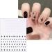 CHANGAR 6 Sheets Starlight Nail Stickers Black White Star Bow Heart Nail Decals Bowknot Nail Design Starlight Nail Supplies for Women Manicure Nail Decoration Accessories - Buy Online on GoSupps.com