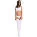 SCUDOTEX Compression Stockings - Self-Adhesive 18-24 Hg Long White Size 2 | Thrombosis Prevention | International Shipping - Buy Online on GoSupps.com