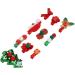 Christmas Hair Clips Kit Red Glitter Christmas Hair Barrettes Cute Hair Clips for Party - Buy Online on GoSupps.com
