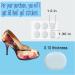 60 Count Heel Gel Stickers - Silicone Adhesive Inserts for Blister Prevention and Comfort in Loose Shoes - Buy Online on GoSupps.com
