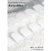 Buy Semi Cured Gel Nail Strips - 20 PCS White Tip Clear Base | UV Required Salon Quality Gel Nail Wraps Easy to Use - Buy Online on GoSupps.com