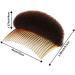2 Pack Hair Base - Bump It Up Volume Hair Base Hair Pad Hair Styling Accessories for Women Lady Girl Comb Inserts for Thin Hair Bump Fluffy Hair Maker Volume Hair Base Brown - Buy Online on GoSupps.com