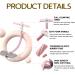 Buy Multifunctional Pedal Puller Resistance Rope | Foot Pedal Resistance Band for Yoga & Fitness - 6-Tube Basic Pink - Buy Online on GoSupps.com