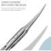 Bezox Extra Fine Curved Skin Scissors - Professional Stainless Steel Nail Shaver for Skincare & Manicure - Small Super Thin Design (1 PC) - International Shipping Available - Buy Online on GoSupps.com