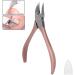 Natudeco Cuticle Cutter Sharp Cuticle Nippers Cuticle Trimmer Stainless Steel Ingrown Nail Clippers Cuticle Nippers Toenail Trimmer Cutter Rose Gold - Buy Online on GoSupps.com