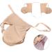 Adjustable Reusable Underarm Sweat Pads - Skin Color Armpit Guards with Elastic Strap - Buy Online on GoSupps.com